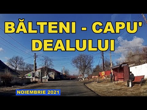 Drumul BALTENI - GARA - CAPU DEALULUI  DJ 247 video noiembrie 2021