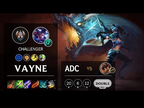 Vayne ADC vs Ziggs - EUW Challenger Patch 10.16