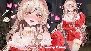 [ASMR] Dulce limpieza de oídos de tu novia con suéter rojo 💖 | VTuber Ear Cleaning