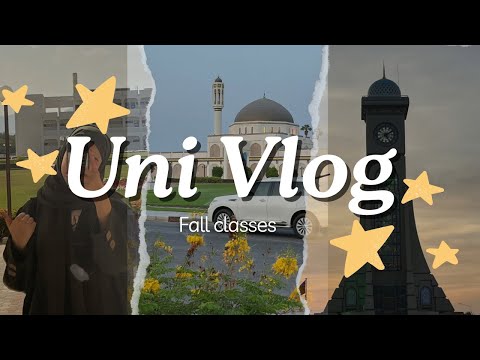 Uni Vlog: A Week of Fall Classes in SQU ✨