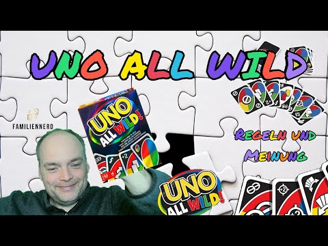 UNO All Wild! Regelerklärung und Meinung (Mattel, Kartenspiel, Deutsch)