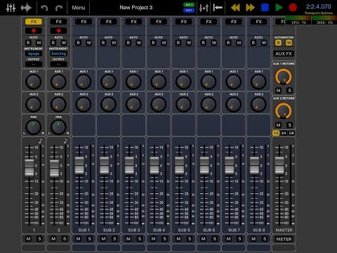 Auria Pro, LYRA-Multi Format Sample Player, Demo for iPad