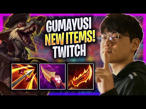 GUMAYUSI TRIES TWITCH WITH NEW ITEMS! - T1 Gumayusi Plays Twitch ADC vs Zeri! | Season 2023