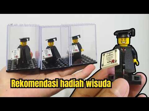 Minifigure Lego Wisuda (Un-Official) || Rekomendasi Hadiah Wisuda untuk Teman, Saudara, Crush 🤩
