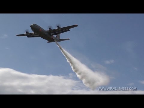MAFFS Aerial Firefighting Video from California Air National Guard