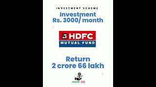 HDFC mutual fund for sip investment | hdfc mutual fund | hdfc mutual fund in hindi
