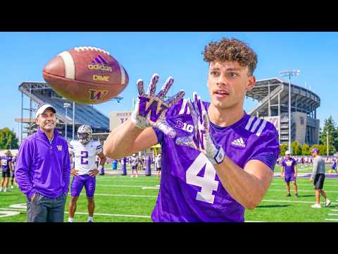 I Became A D1 Wide Receiver!