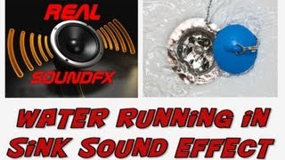 Running tap in sink sound effect - realsoundFX