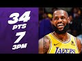 LeBron James' CLUTCH 34-PT Performance In The Battle Of LA! 🔥| February 28, 2024