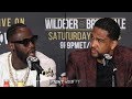 THE FULL TENSE DEONTAY WILDER VS. DOMINIC BREAZEALE FINAL PRESS CONFERENCE & FACE OFF VIDEO