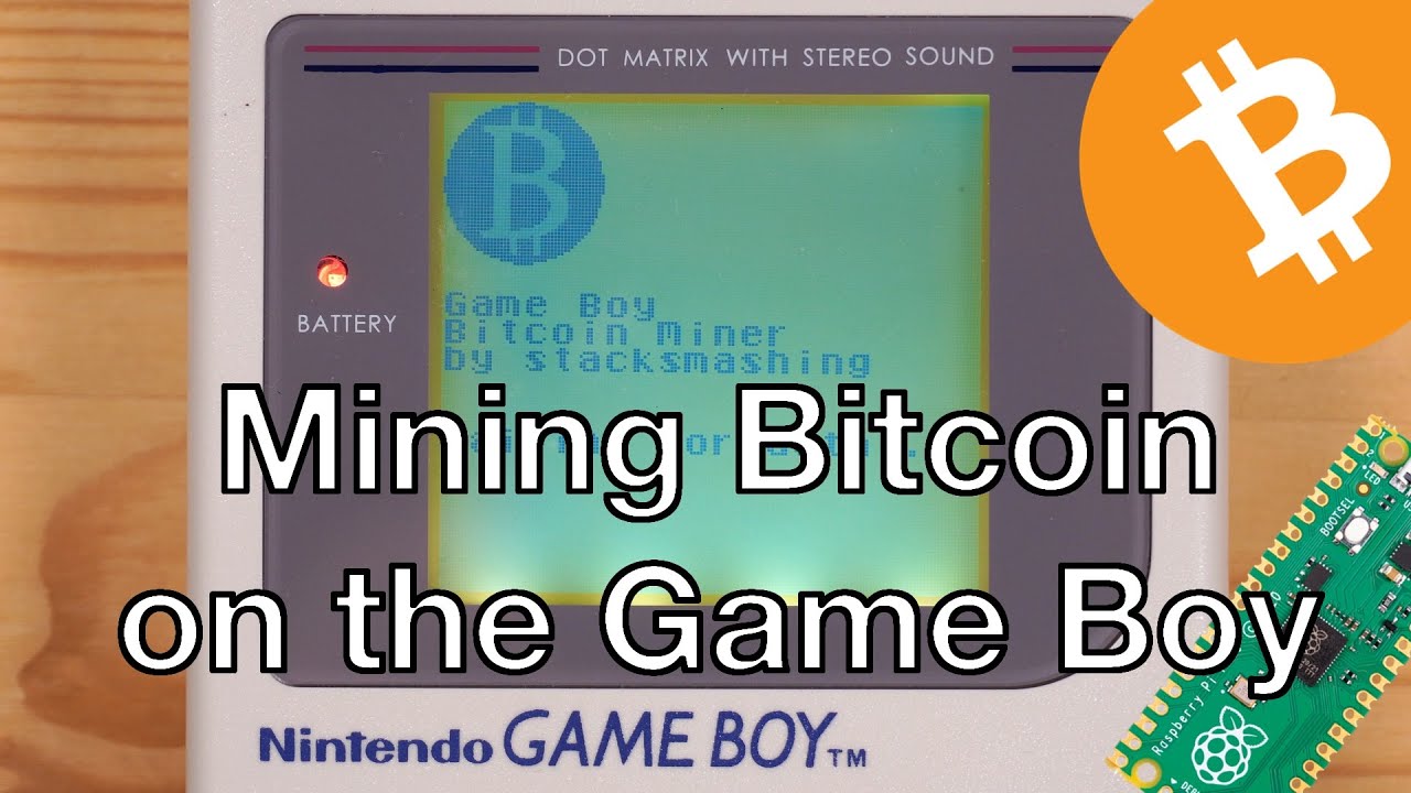 Mining Bitcoin on the Game Boy - YouTube