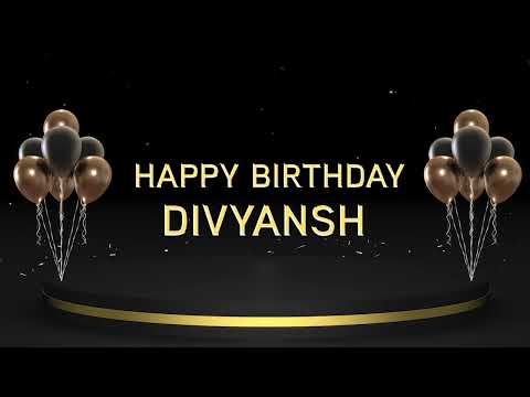 Wish you a very Happy Birthday Divyansh