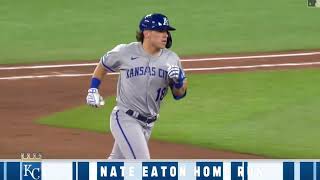 Nate Eaton’s First Major League Hit is a Home Run! Kansas City Royals | 7-14-22