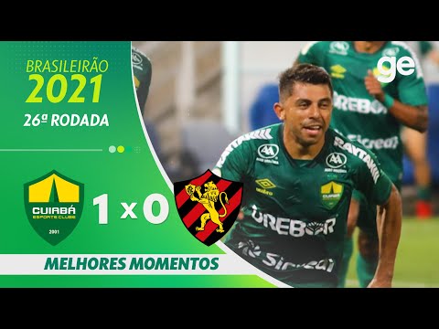 Gols e lances de Cuiabá x Sport
