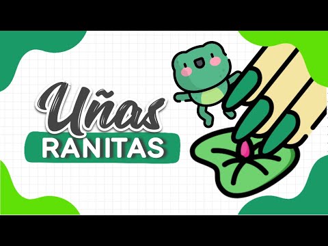 ¡MANICURA EN UÑAS CORTAS! · UÑAS RANITAS 🐸 · Uñas de Color Verde 💚
