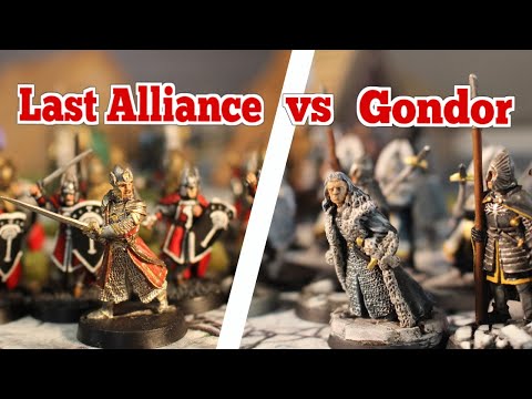 Gondor vs Numenor and Elves (Throw the Dice beacons)