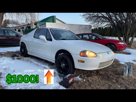 Updates On Hatch Projects + Getting Abandoned Honda Del Sol Running After 10+ Years!