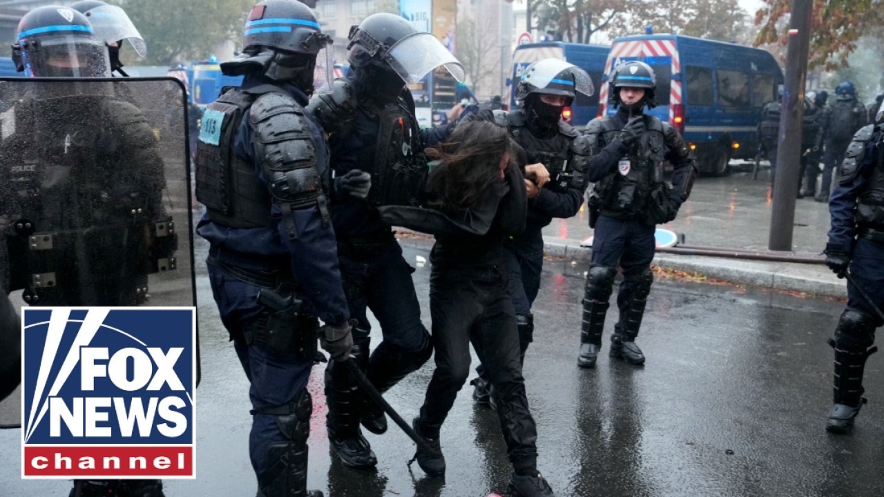 Protesters CLASH with police across Europe