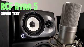 Video thumbnail for RCF Ayra 5 sound test studio monitor by Kyros Official Channel