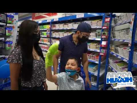 COMPRANDO ÚTILES ESCOLARES EN ADOSA con Karim Juega