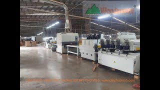 Full Dây Chuyền Máy Cán Sơn UV Rulo Tự Động Woodmaster tại Tân Uyên Bình Dương