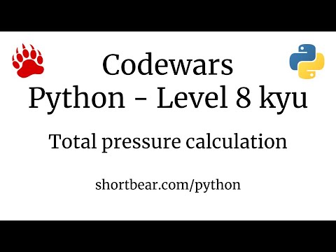 Codewars Python Total Pressure Calculation