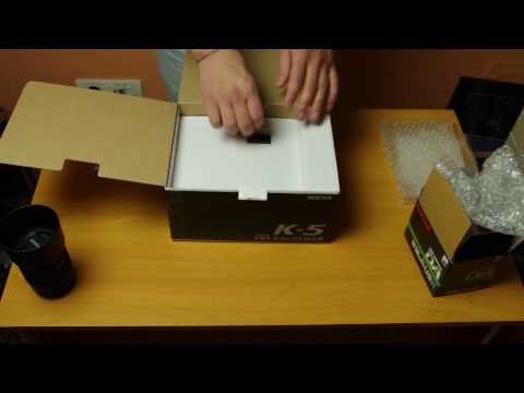 Pentax K5 unboxing