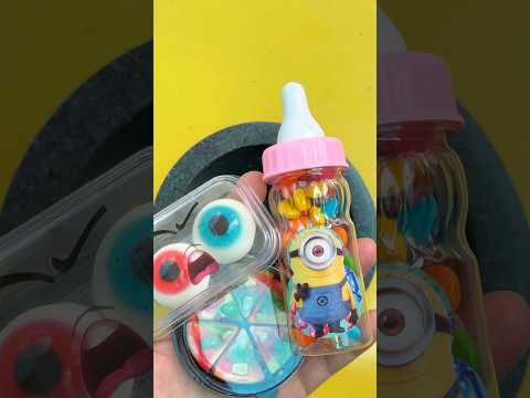 Satisfying crushing eye candy, ASMR video #shorts #candy #asmrcandy