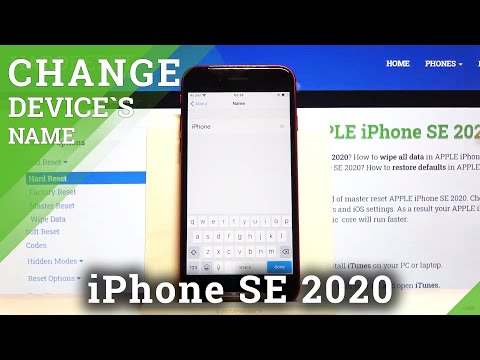 How to Change Device Name on iPhone SE 2020 – Renaming