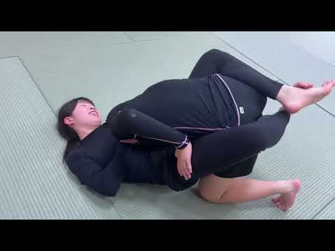 中学女子ノーギ柔術スパーリング