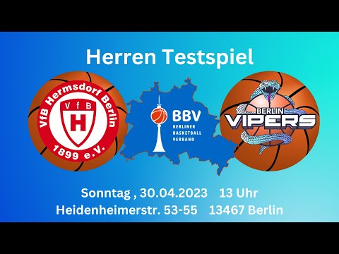 Herren Testspiel - VfB Hermsdorf 4 gegen Berlin Vipers | Teil 1