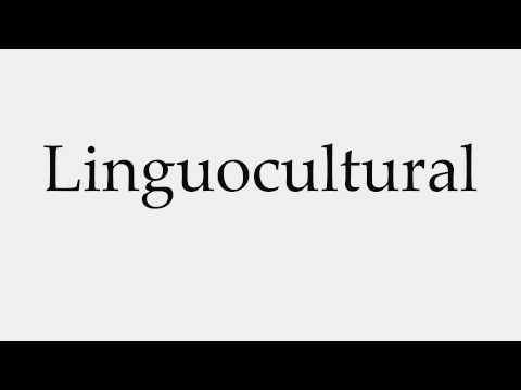 How to Pronounce Linguocultural