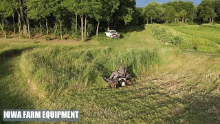 Grasshopper Flail Mower Attachment TIME LAPSE Peruzzo Flail Mower Front Mount Flail Mower