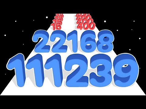 NUMBER MASTER MERGE RUN - Level Up Numbers (Math Games)