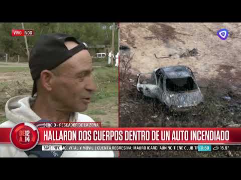 Hallaron dos cuerpos dentro de un auto incendiado en la bajada a Cargill en VGG