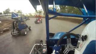 preview picture of video 'Port City Raceway Jr. Sprint Make-up Feature 9-24-11'