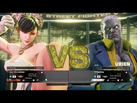 SFV Topanga League MOV (Wedding Chun Li) Vs Ryuusei (Urien) 2018 Online Phase
