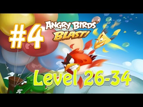 Angry Birds Blast (AB Blast) Walkthrough Part 4 Level 26 to 34 Completed