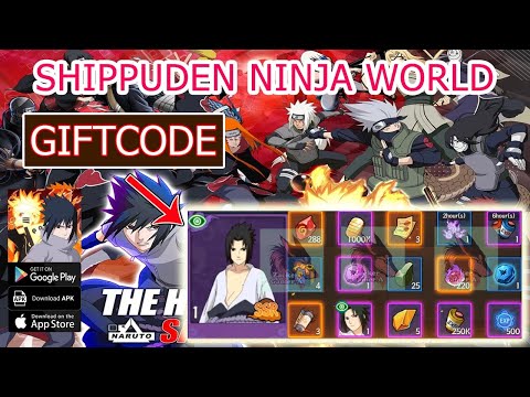 Shippuden Ninja World All 4 Giftcodes - Free SSR Sasuke | Shippuden Ninja World Gift Codes