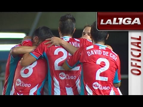 Gol de Sandaza (1-1) en el FC Barcelona B - CD Lugo - HD