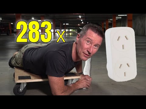 EEVblog 1526 - I put 283 Double Adapters in Series with a 2kW Load!