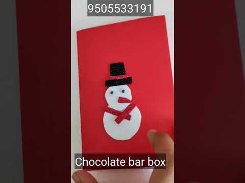 Christmas chocolate bar box