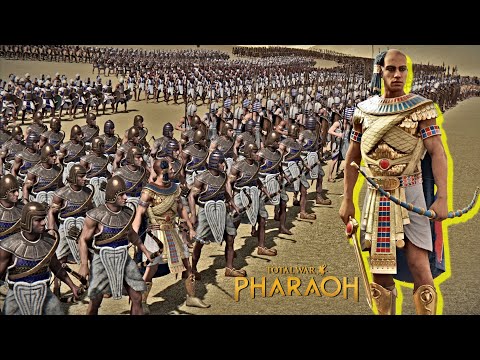 Total War Pharaoh | Massive Cinematic Battle Gameplay | Ramesses vs Seti
