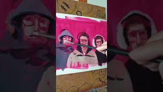 Beastie Boys Speed Painting – Progress Video