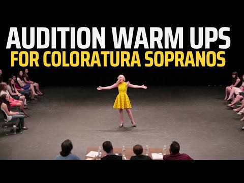 Advanced Soprano Audition Warm Ups - One Hour Vocal Singing For A Warmed Up Coloratura Voice