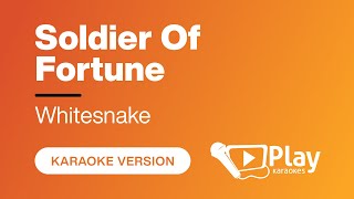Whitesnake - Soldier Of Fortune - Karaoke 🎤 PlayKaraoke Instrumental