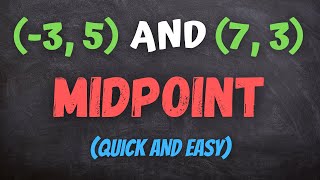 How to find the Midpoint between Two Points