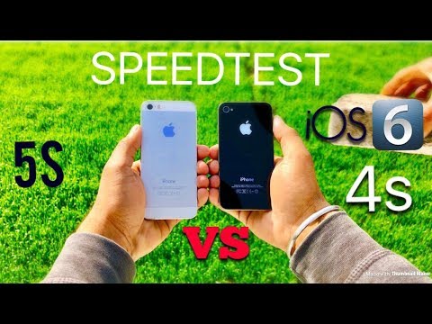 iPhone 5s iOS 11.2.5 Vs iPhone 4s iOS 6 Speed Test