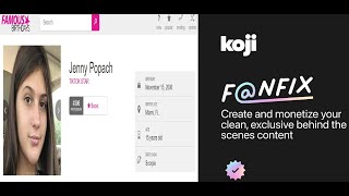 TikTok Star Jenny Popach (15) Trying To Make A Profit On FanFix By Selling Her Body