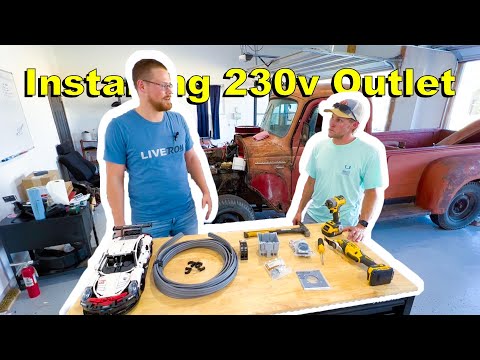 Installing 230v Outlet | Garage Upgrades